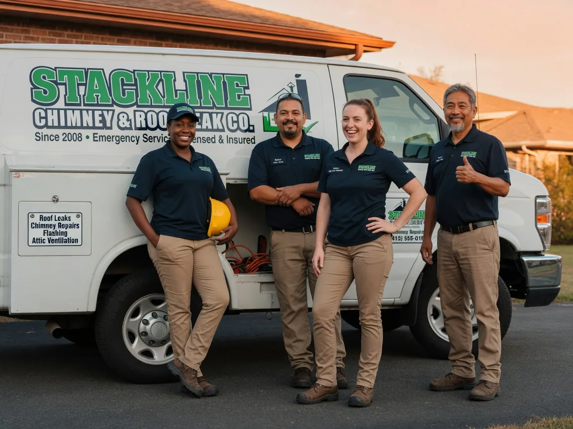 Chimney flashing repair company in Kingsville, MO